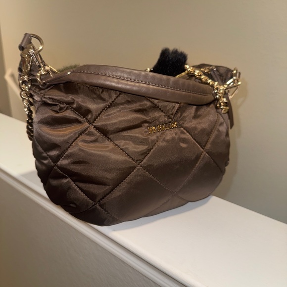 MZ Wallace Brown Quilted Madiso Shoulder Women's Bag - Picture 11 of 12